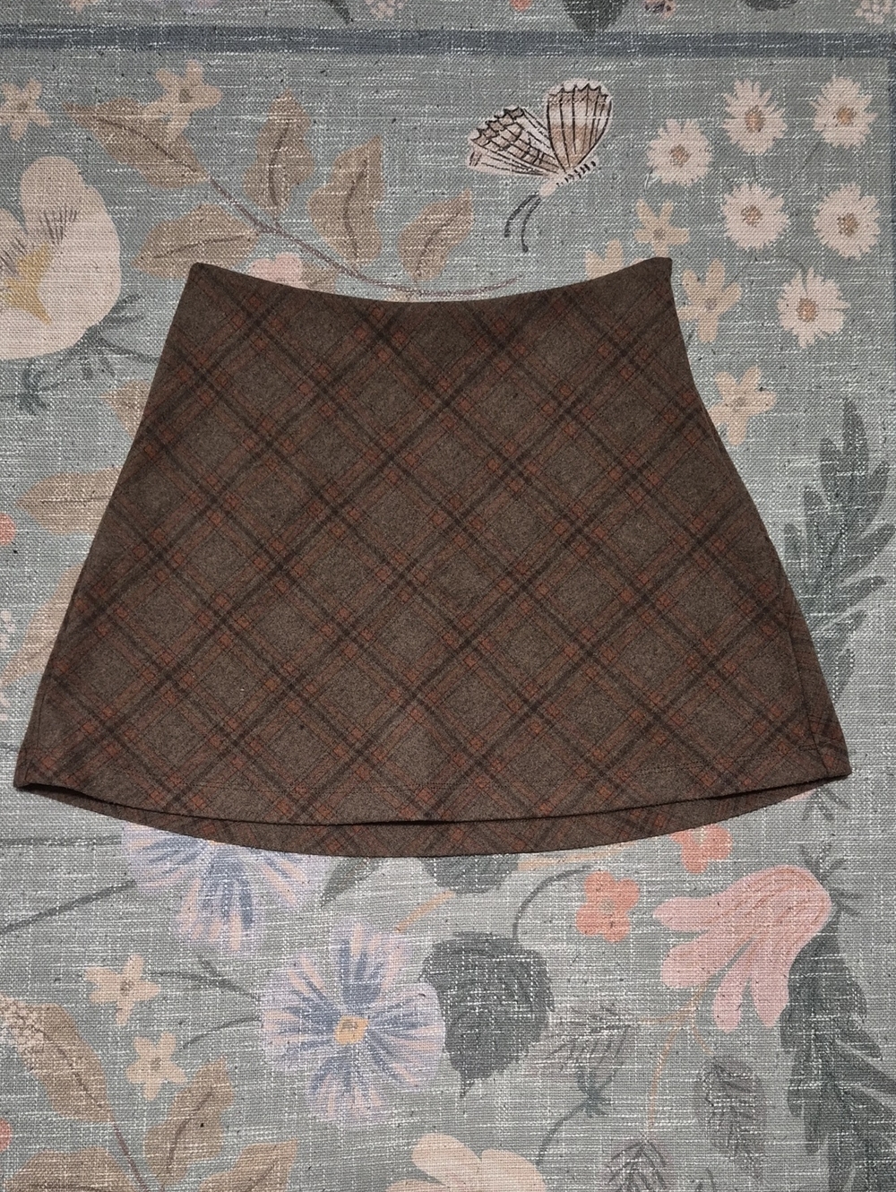 Princess Polly Plaid A-Line Mini Skirt